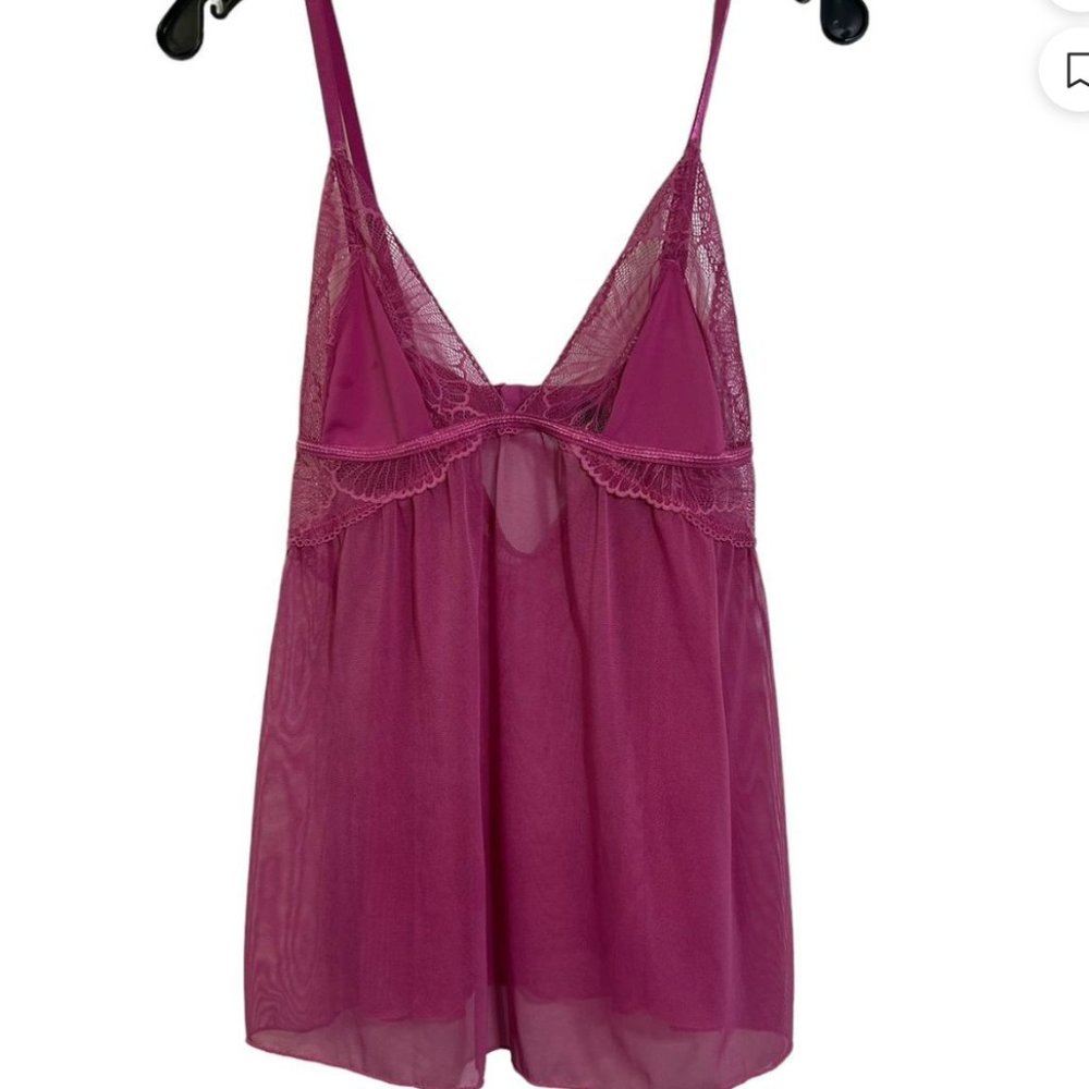 baby doll hot pink lingerie top